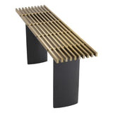 Console Vauclair en laiton brossé