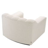 Fauteuil bouclé crème Kelly