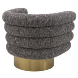 Fauteuil pivotant Maguire cambon noir