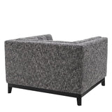 Fauteuil cambon noir Ditmar