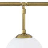 Lustre doré en laiton Tara