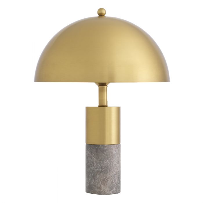 Lampe de table à dôme doré Flair L