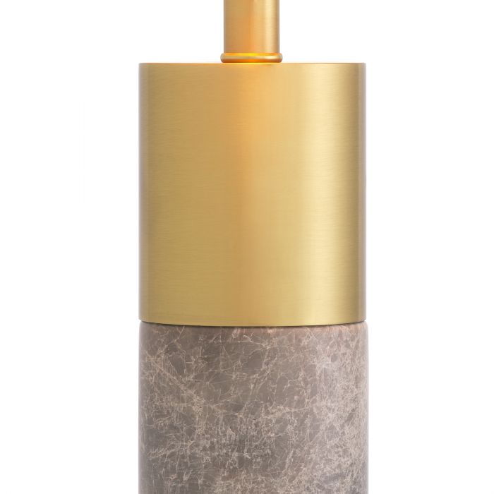 Lampe de table à dôme doré Flair L