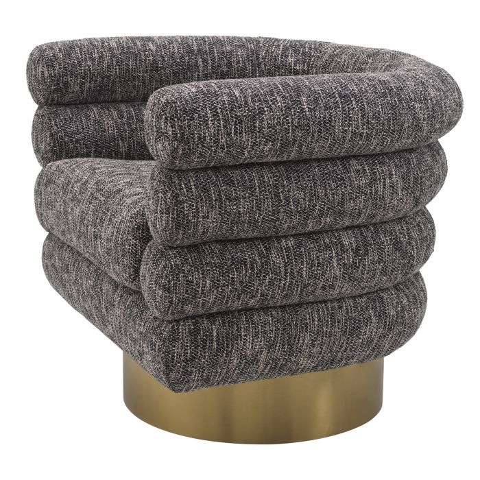 Fauteuil pivotant Maguire cambon noir