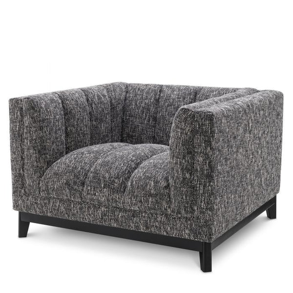 Fauteuil cambon noir Ditmar