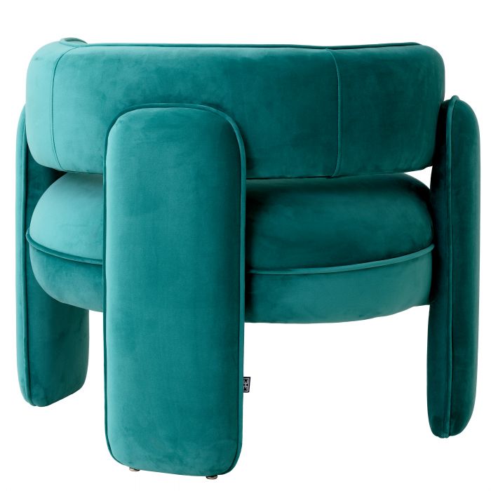 Fauteuil Chaplin turquoise