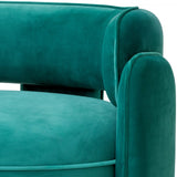 Fauteuil Chaplin turquoise